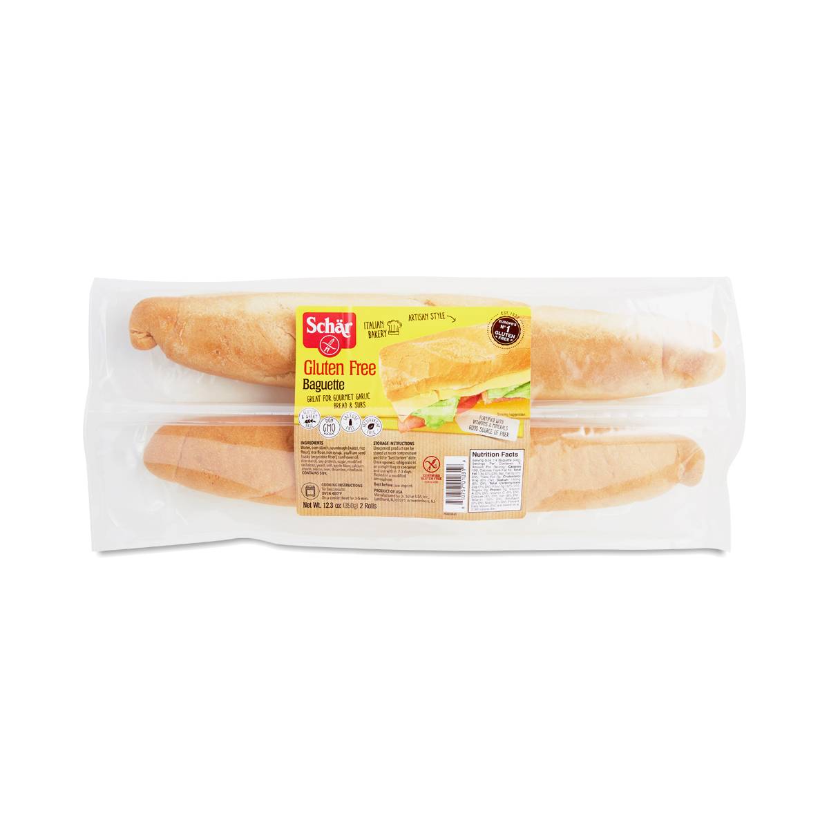 Gluten Free Baguettes by Schar - Thrive Market