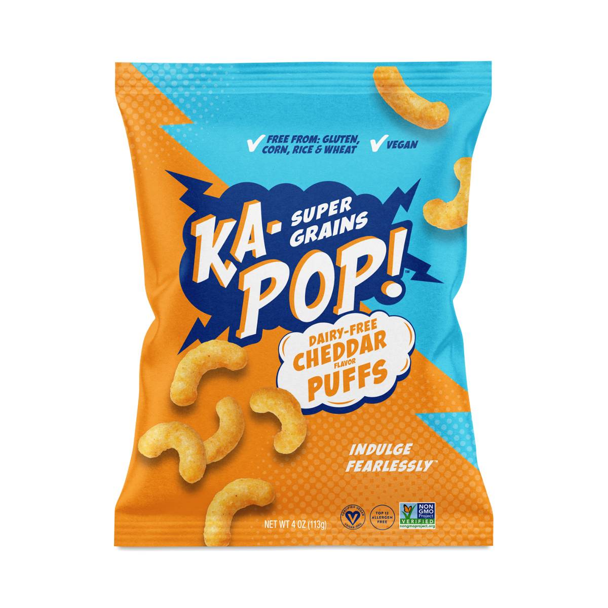 Super Grains Puffs, Dairy-Free Cheddar