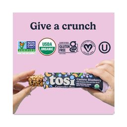 Crunchy Snack Bar, Cashew Blueberry