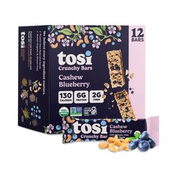 Crunchy Snack Bar, Cashew Blueberry