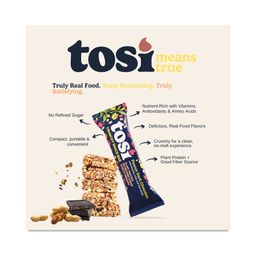 Crunchy Snack Bar, Peanut Dark Chocolate