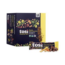 Crunchy Snack Bar, Peanut Dark Chocolate