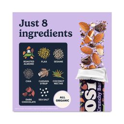 Crunchy Snack Bar, Almond Dark Chocolate