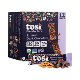 Crunchy Snack Bar, Almond Dark Chocolate