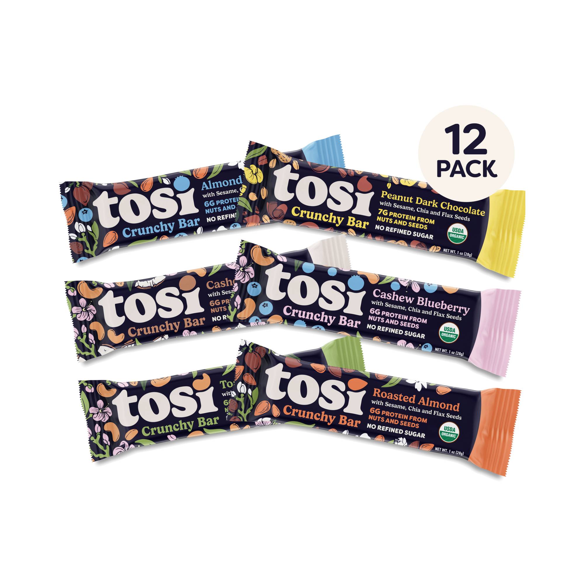 Crunchy Snack Bar, Variety Pack