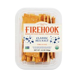 Organic Baked Crackers, Sea Salt