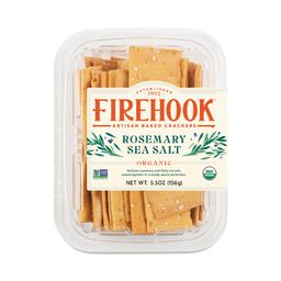Organic Baked Crackers, Rosemary Sea Salt