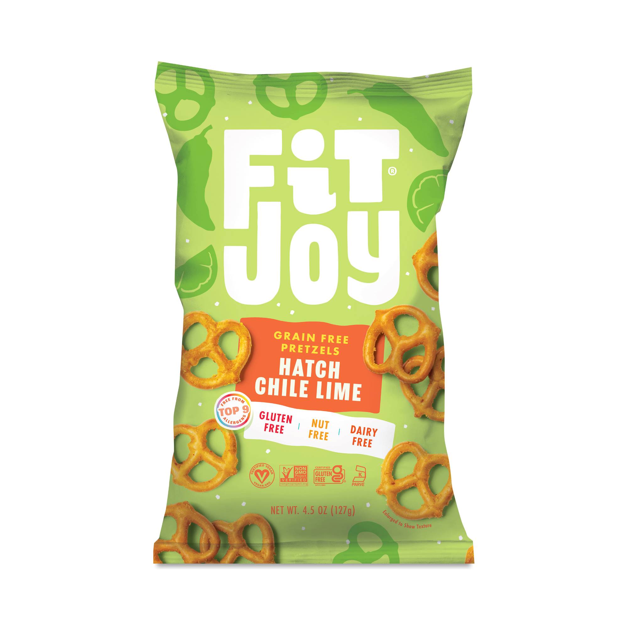 Grain Free Pretzel Twists, Hatch Chile Lime