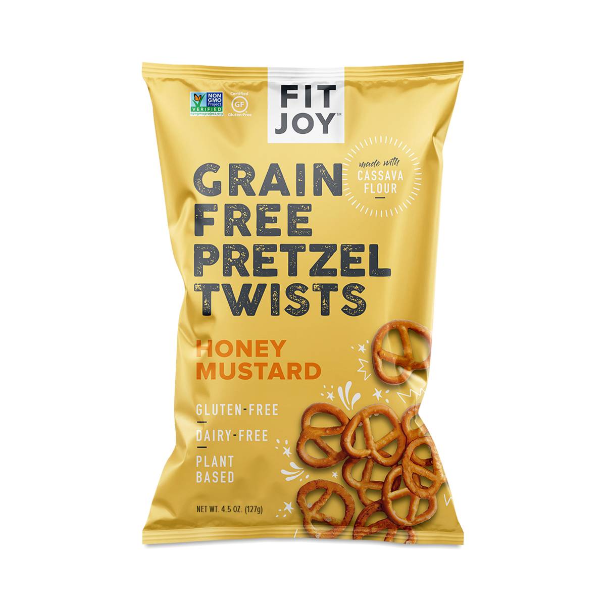 FitJoy Grain Free Pretzel Twists, Honey Mustard Thrive Market