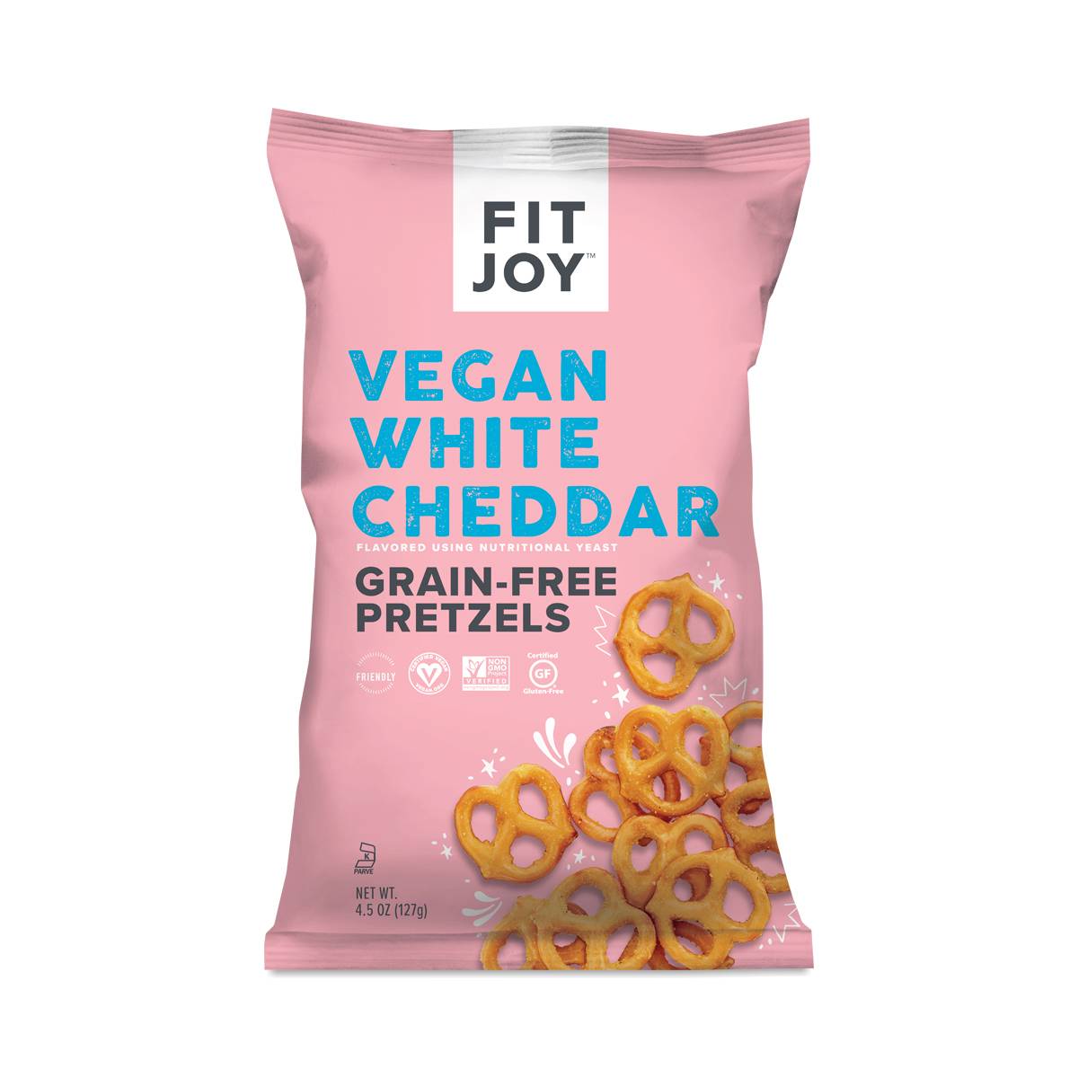 FitJoy Grain Free Pretzels, Vegan White Cheddar Thrive Market
