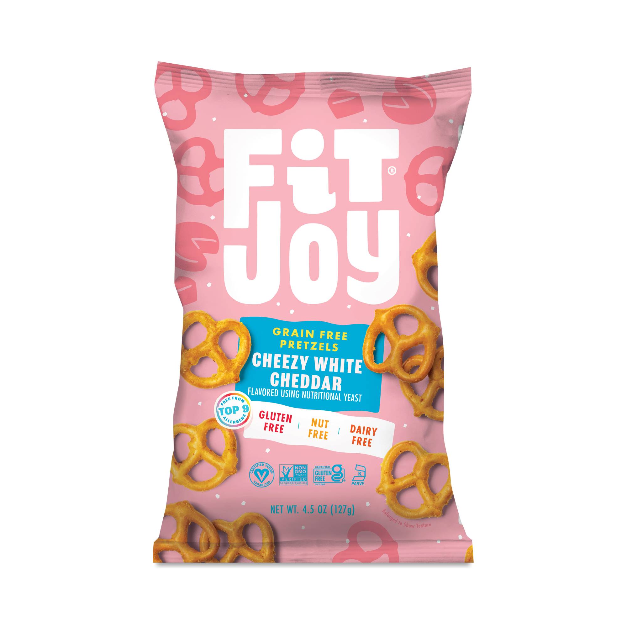 Grain Free Pretzels, Cheezy White Cheddar