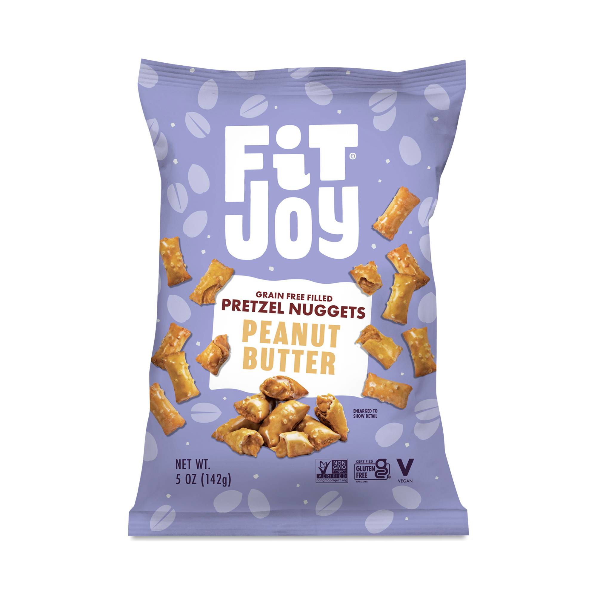 Grain Free Filled Pretzel Nuggets, Peanut Butter