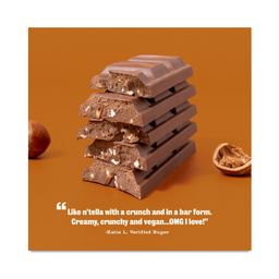 Oat Milk Chocolate, Hazel Nuts!