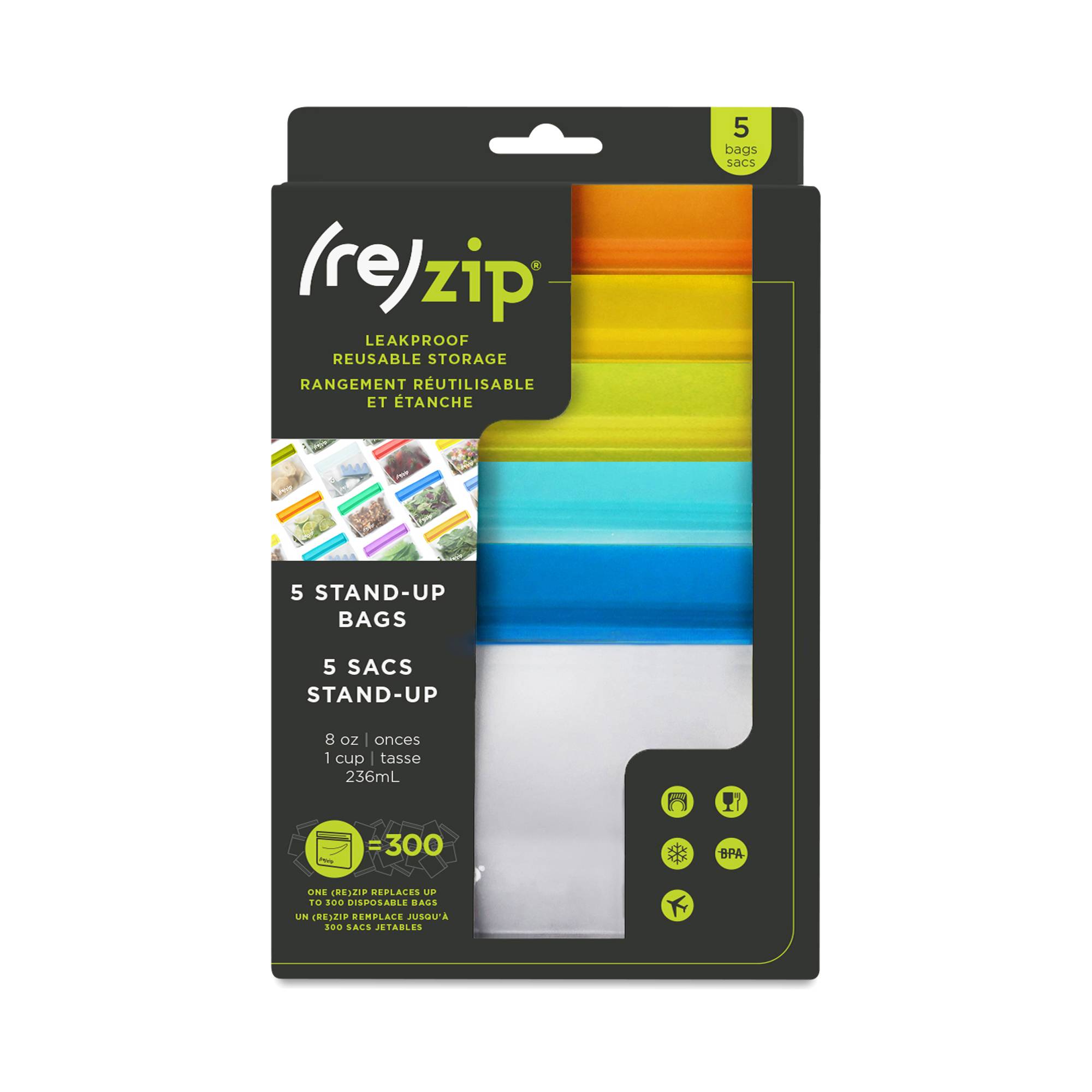 (re)Zip Reusable Food Pouches