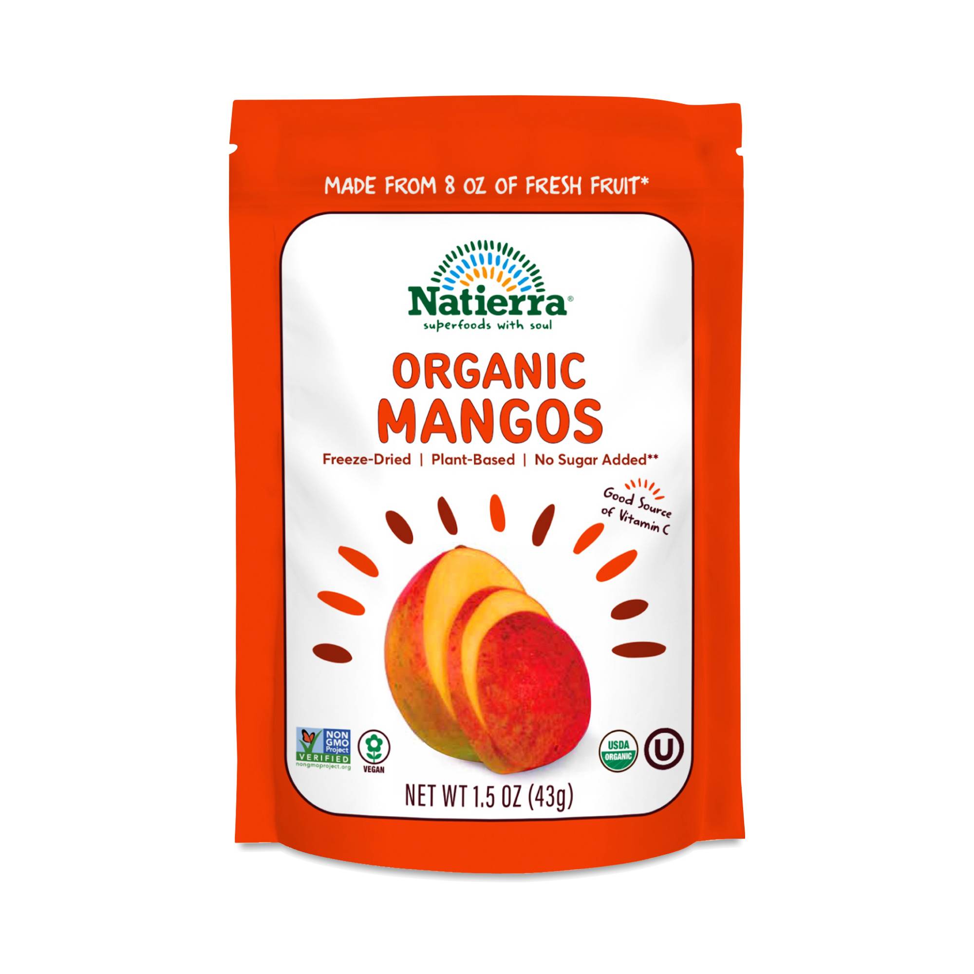 Organic Freeze Dried Mango