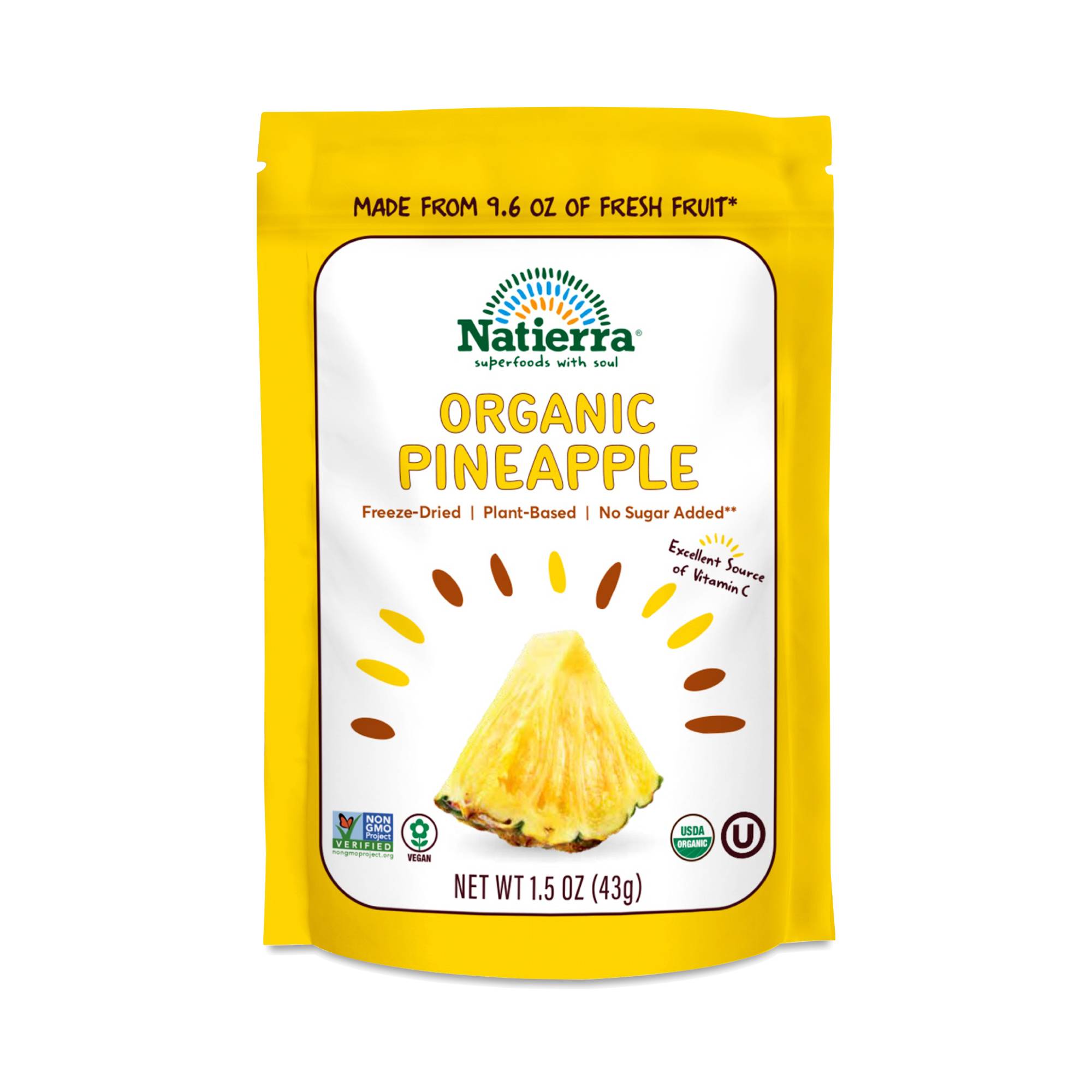 Organic Freeze Dried Pineapple