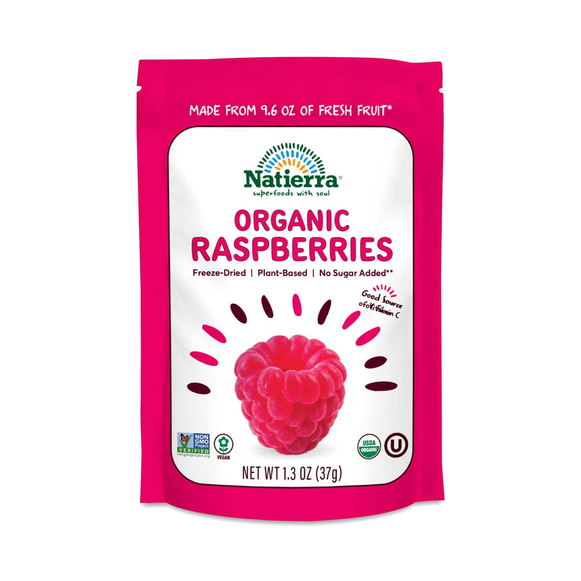 Organic Freeze Dried Raspberries