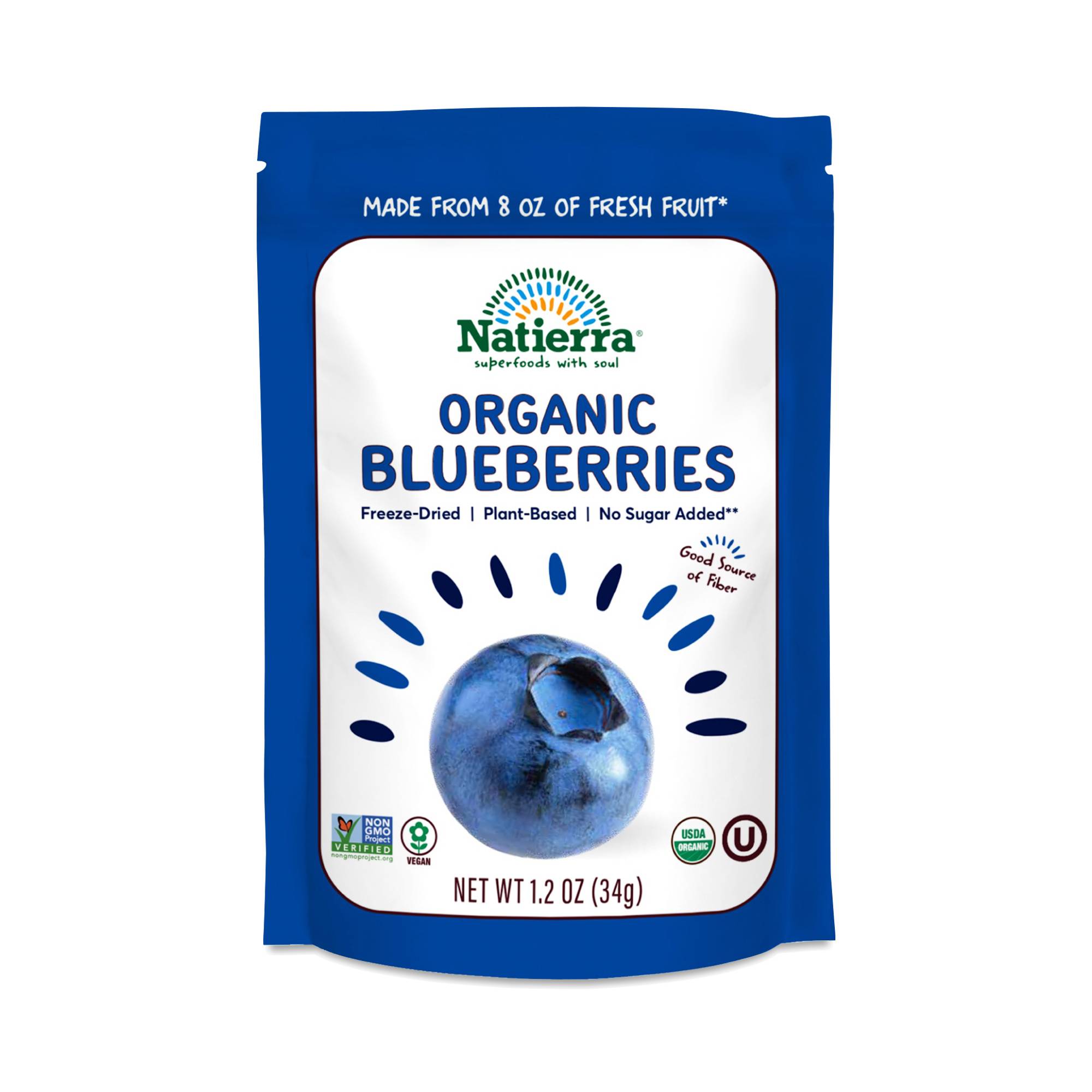 Organic Freeze Dried Blueberries