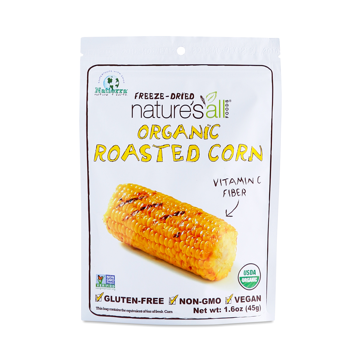 Organic Dried Roasted Corn