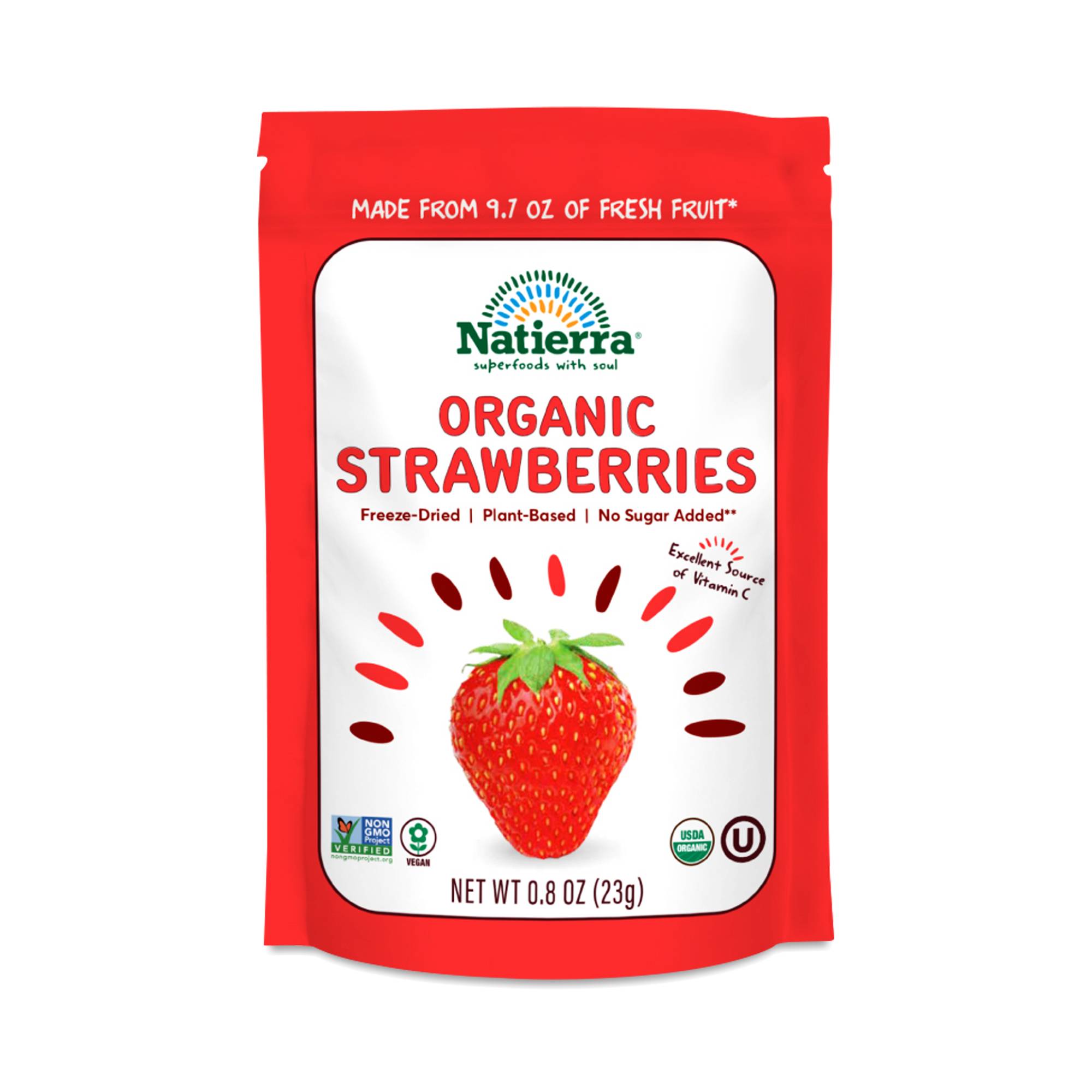Organic Freeze Dried Strawberries