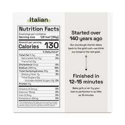 Bake-at-Home Bread, Italian Sourdough Loaf