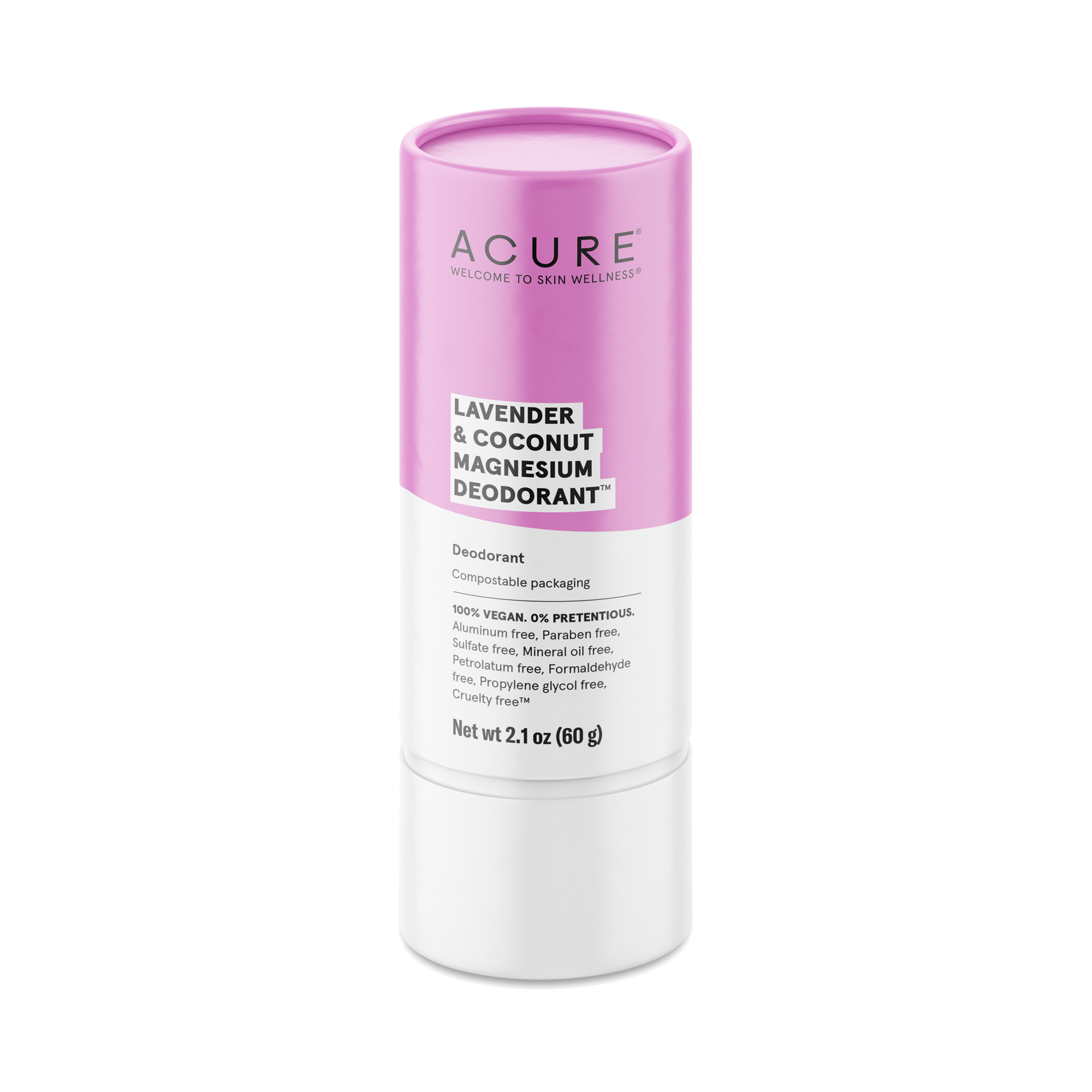 ACURE Magnesium Deodorant, Lavendar & Coconut Thrive Market