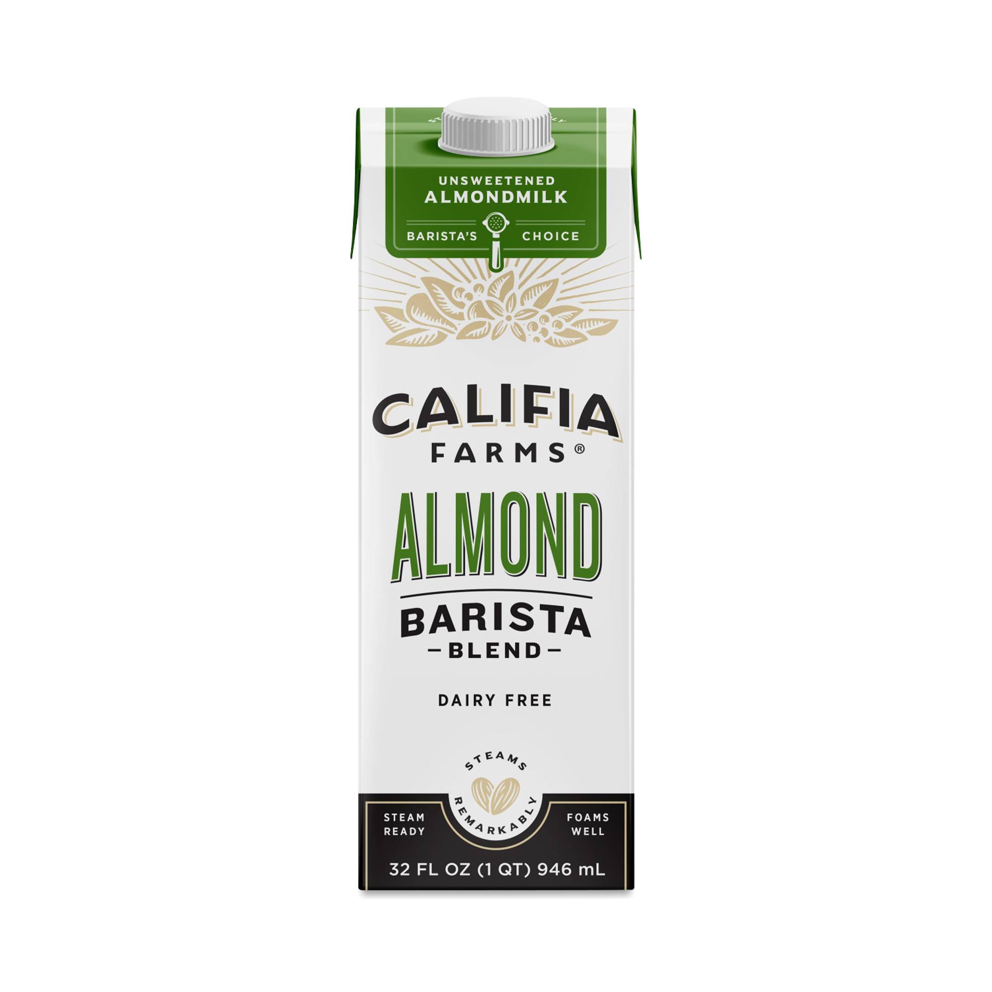 Almond Milk, Unsweetened Almond Barista Blend
