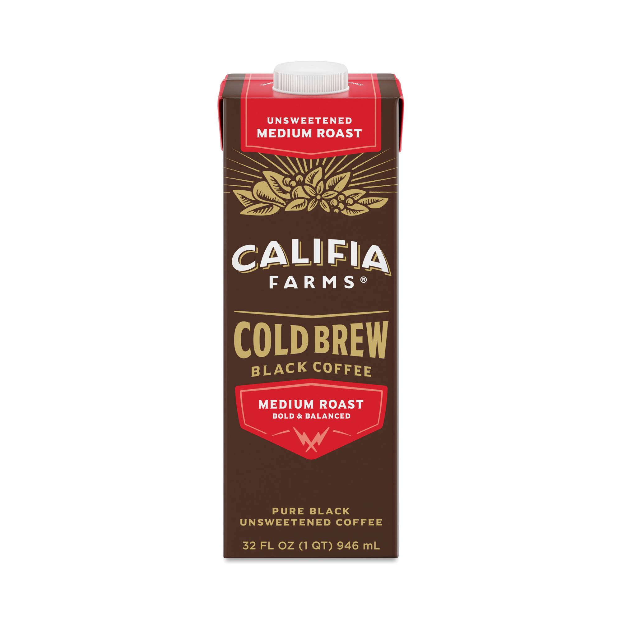 Medium Roast Cold Brew Black Coffee