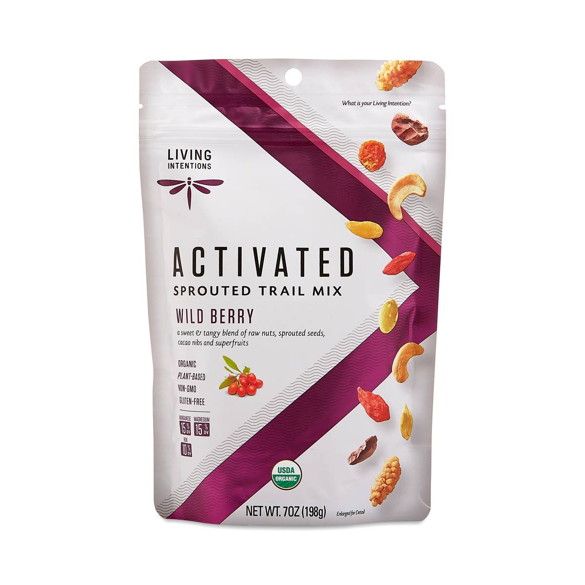 Activated Sprouted Trail Mix, Wild Berry