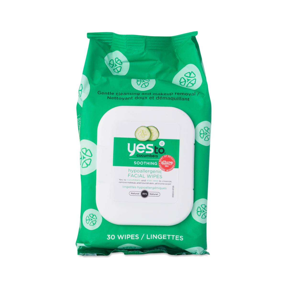 Cucumbers Soothing Facial Towelettes by Yes To Thrive Market