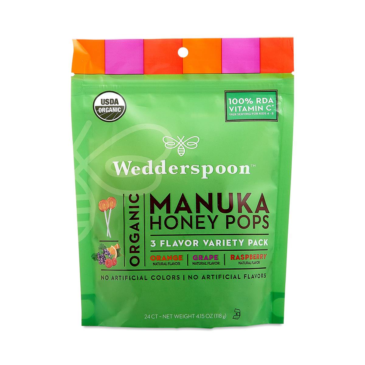 Organic Manuka Honey Pops Variety Pack