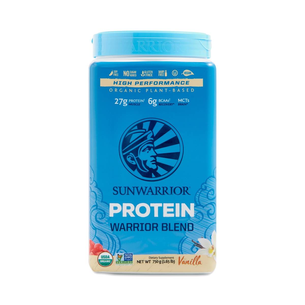 Vanilla Warrior Blend Protein by SunWarrior Thrive Market
