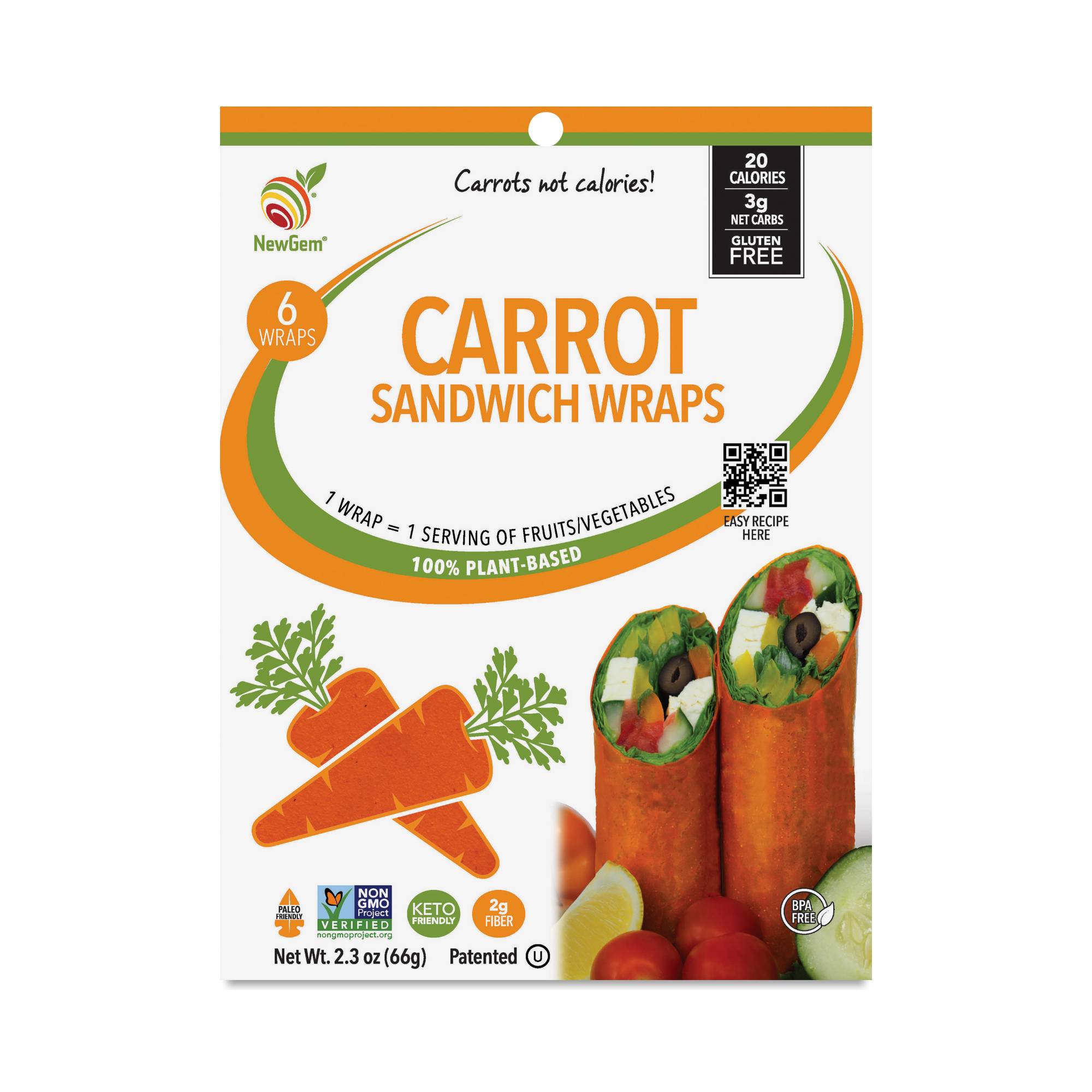 Sandwich Wraps, Carrot