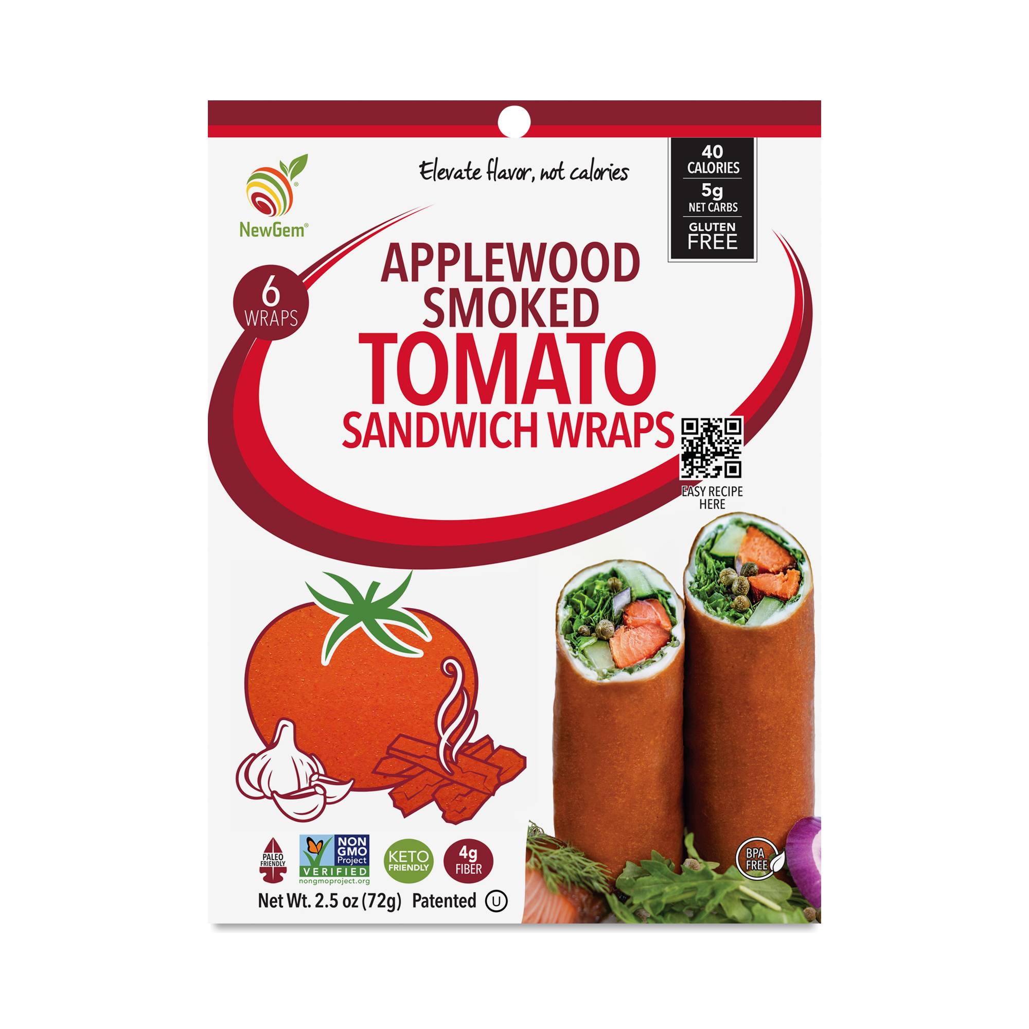 Sandwich Wraps, Applewood Smoked Tomato