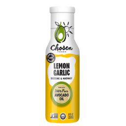 Lemon Garlic Dressing & Marinade with Pure Avocado Oil