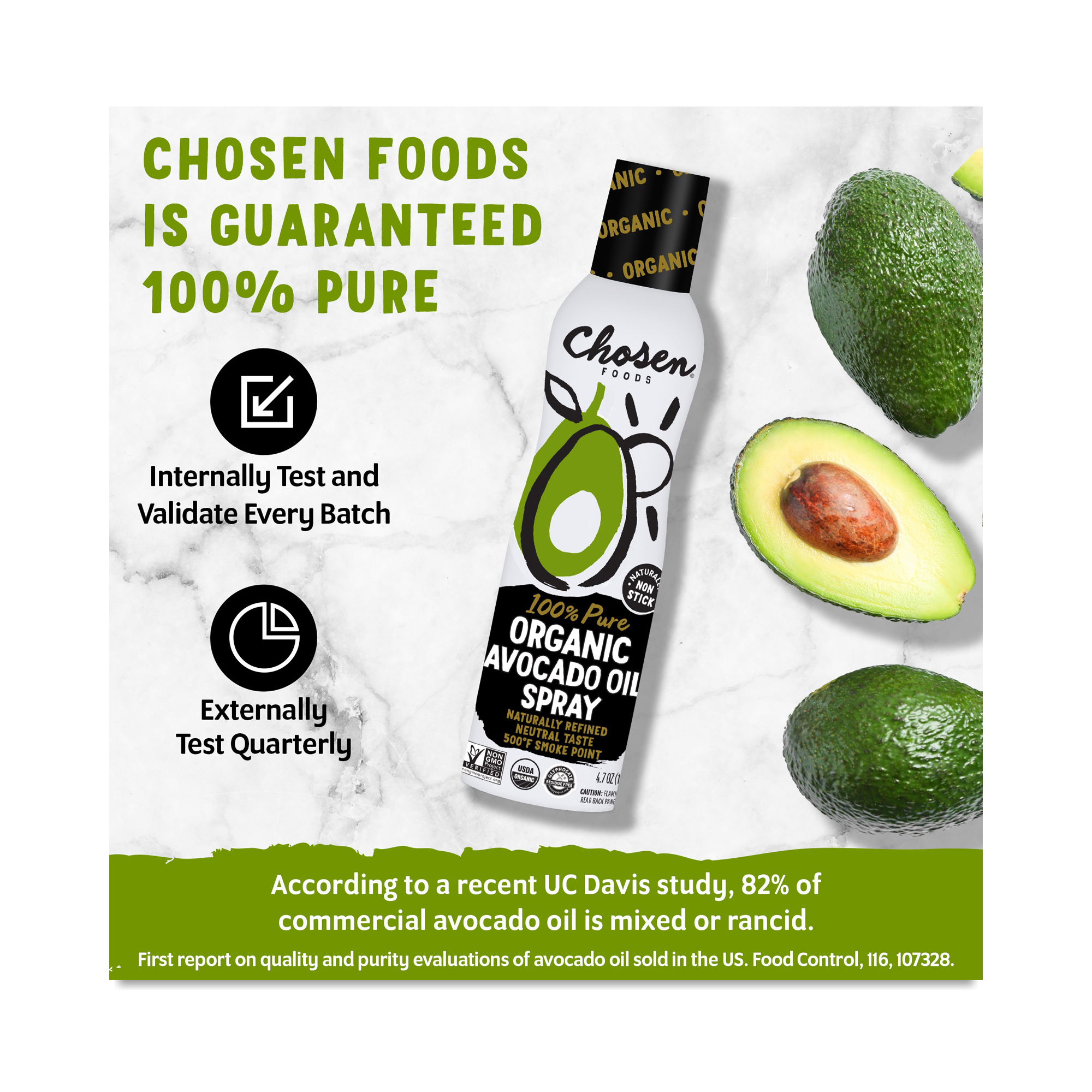 Chosen Foods 100% Pure Organic Avocado Oil Spray | Thrive Market