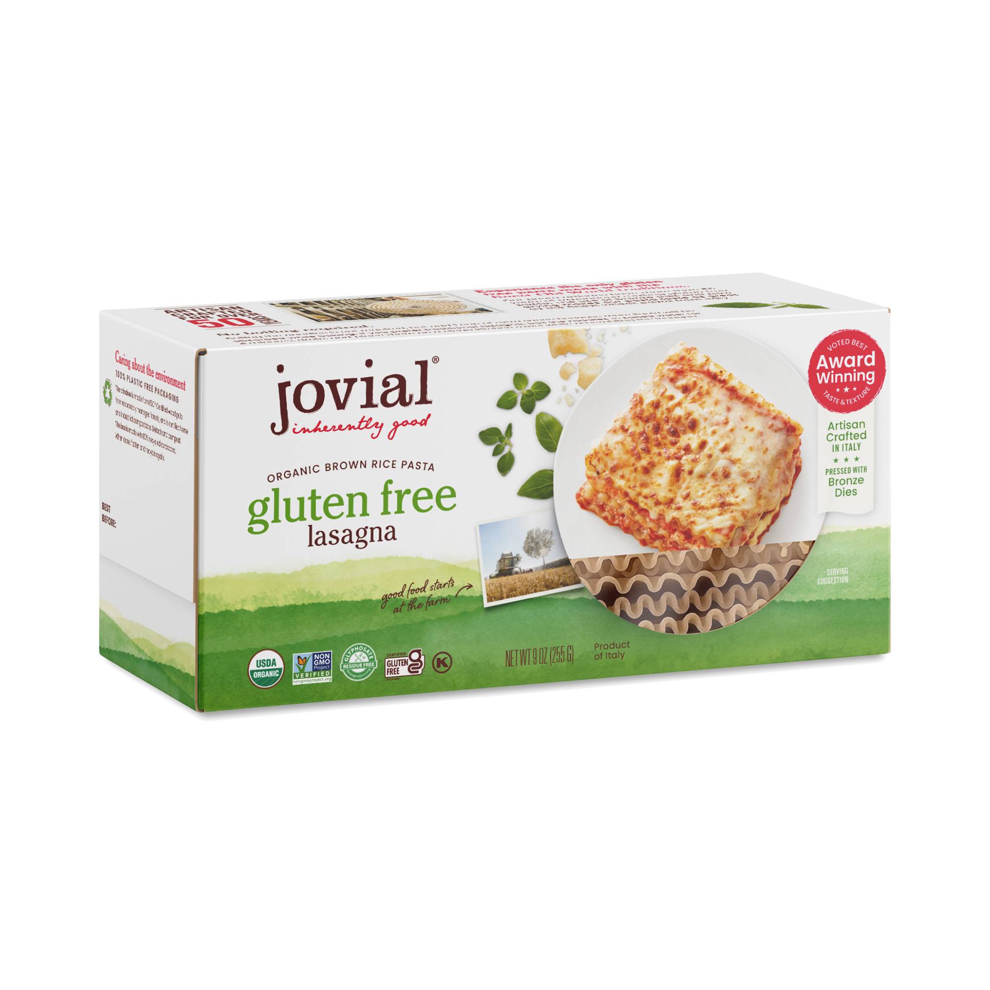 Organic Brown Rice Lasagna