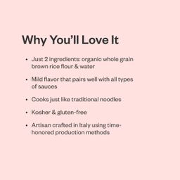 Organic Brown Rice Fettuccine