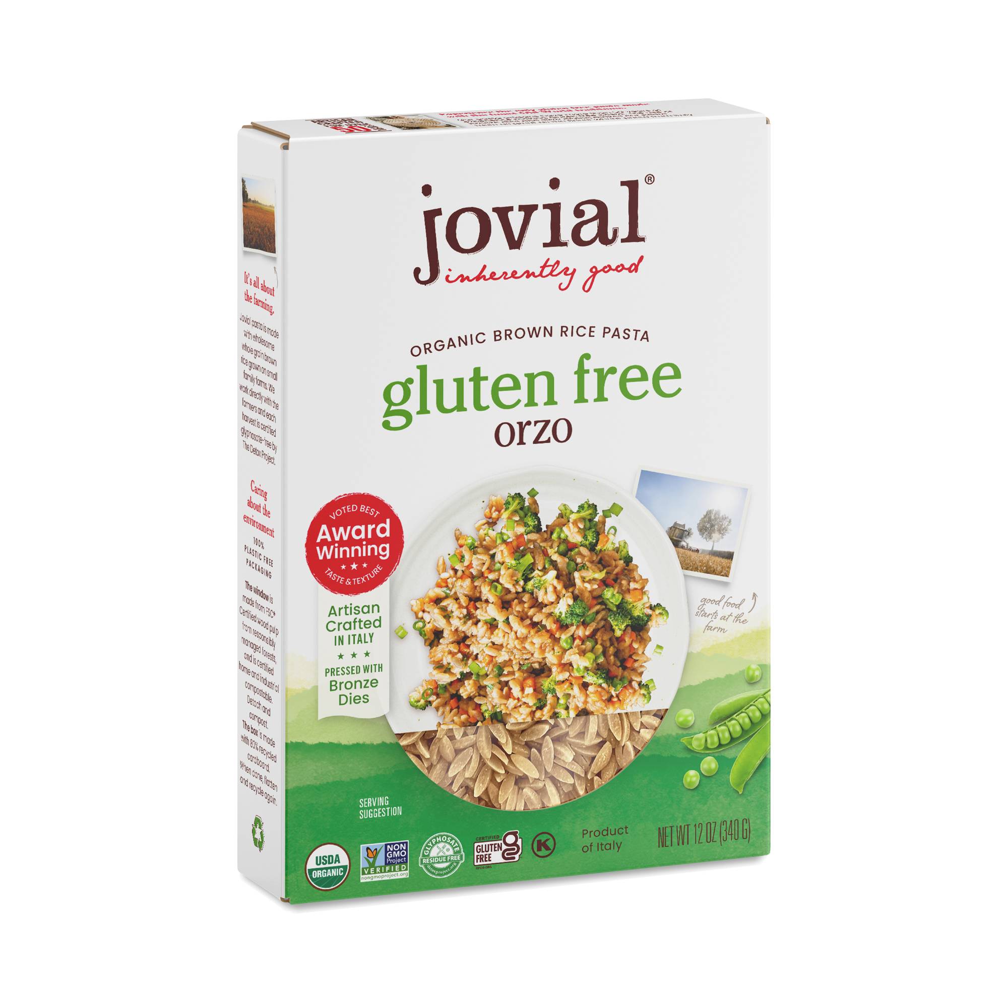Organic Brown Rice Orzo