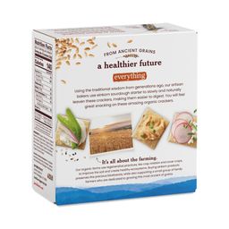Organic Sourdough Einkorn Crackers, Everything