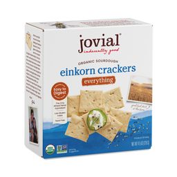 Organic Sourdough Einkorn Crackers, Everything