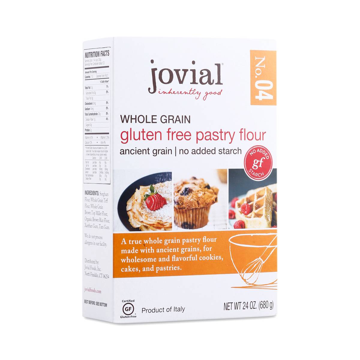 Whole Grain Gluten Free Pastry Flour by Jovial Thrive Market
