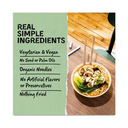 Ramen Soup Pack Made with Organic Noodles, Vegetarian Miso