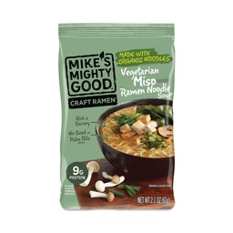 Ramen Soup Pack Made with Organic Noodles, Vegetarian Miso