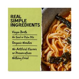 Ramen Soup Cup Made with Organic Noodles, Vegetarian Vegetable