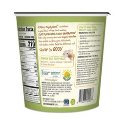 Ramen Soup Cup Made with Organic Noodles, Vegetarian Vegetable