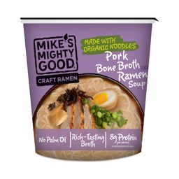 Ramen Soup Cup Made with Organic Noodles, Pork Bone Broth