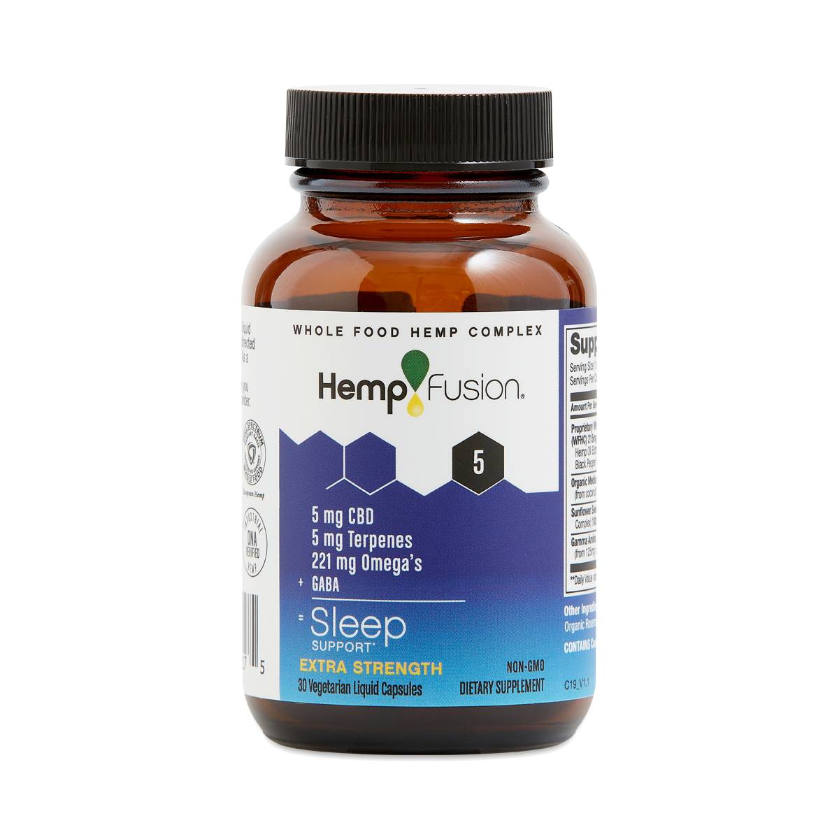 HempFusion Sleep Hemp Extract, 5mg Thrive Market