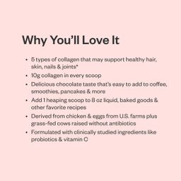 Multi Collagen Protein Powder, Chocolate