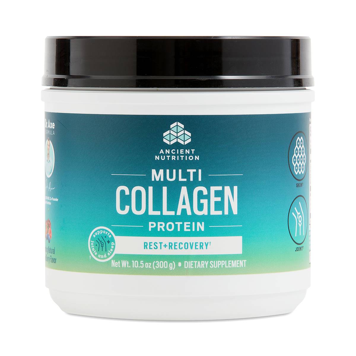 Ancient Nutrition Multi Collagen Protein Rest & Recovery, Mixed Berry